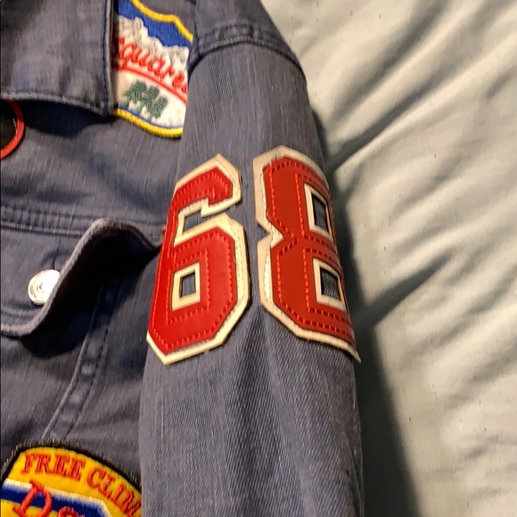 Distressed Dsquared jean jacket - Picture 6 of 7